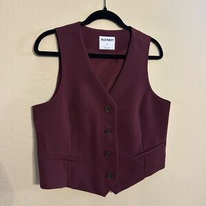 Old Navy Maroon Vest